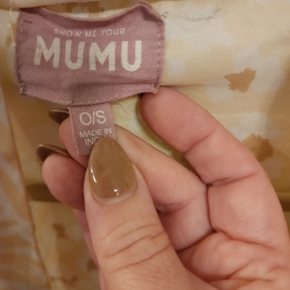 Show Me Your MuMu Beige Patterned Robe - Picture 2 of 4